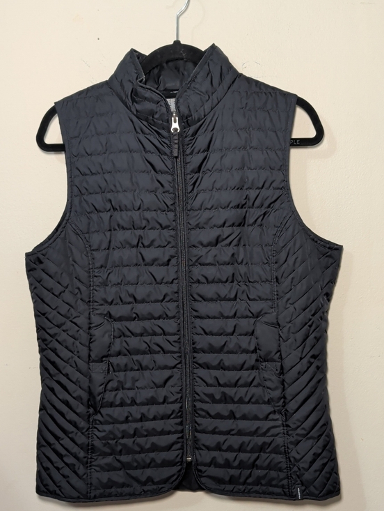 Fouganza Jackets & Blazers - Fouganza Quilted Riding Gilet Black Vest Full-Zip Insulated Women's Size M/L
